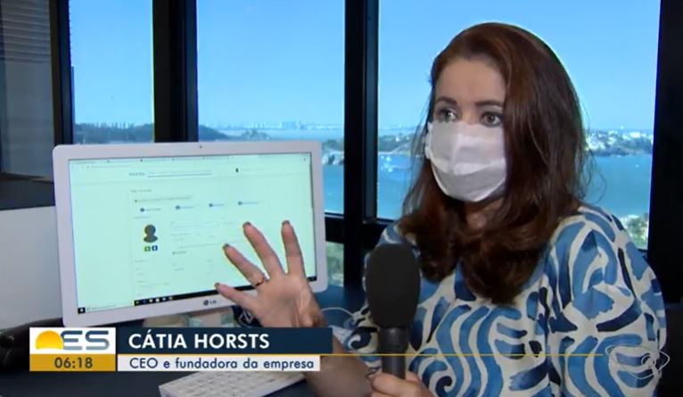 catia horsts fala sobre o aumento das contratações em home office no Espirito Santo